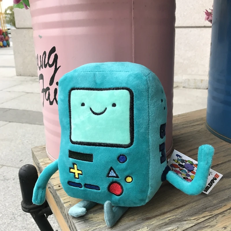 Мультфильм Adventure Time плюшевые игрушки животных Джейк пингвин пистолет Финн Beemo BMO