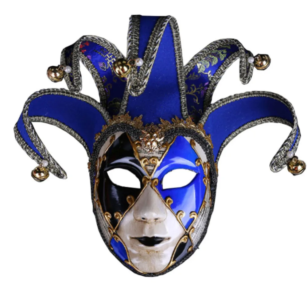 Halloween Masquerade  new style Coloured drawing Mask high Venice woman Perform Joker Mask Props Gifts PVC Mask High Quality 4