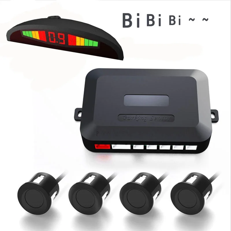 

4 Sensors Parking Sensor Car Auto Parktronic LED Backlight Display Reverse Backup Car Parking Radar Monitor Detector System
