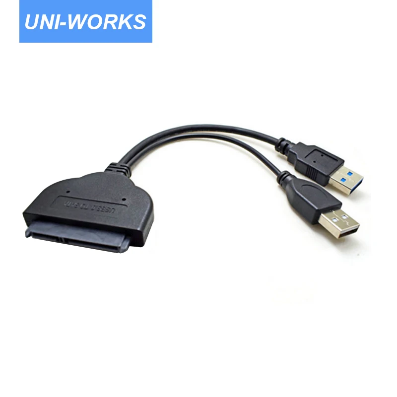 Sata usb 3 0 и USB 2 Кабельный адаптер-переходник 22 pin для 5 дюймовый HDD SSD жесткий диск