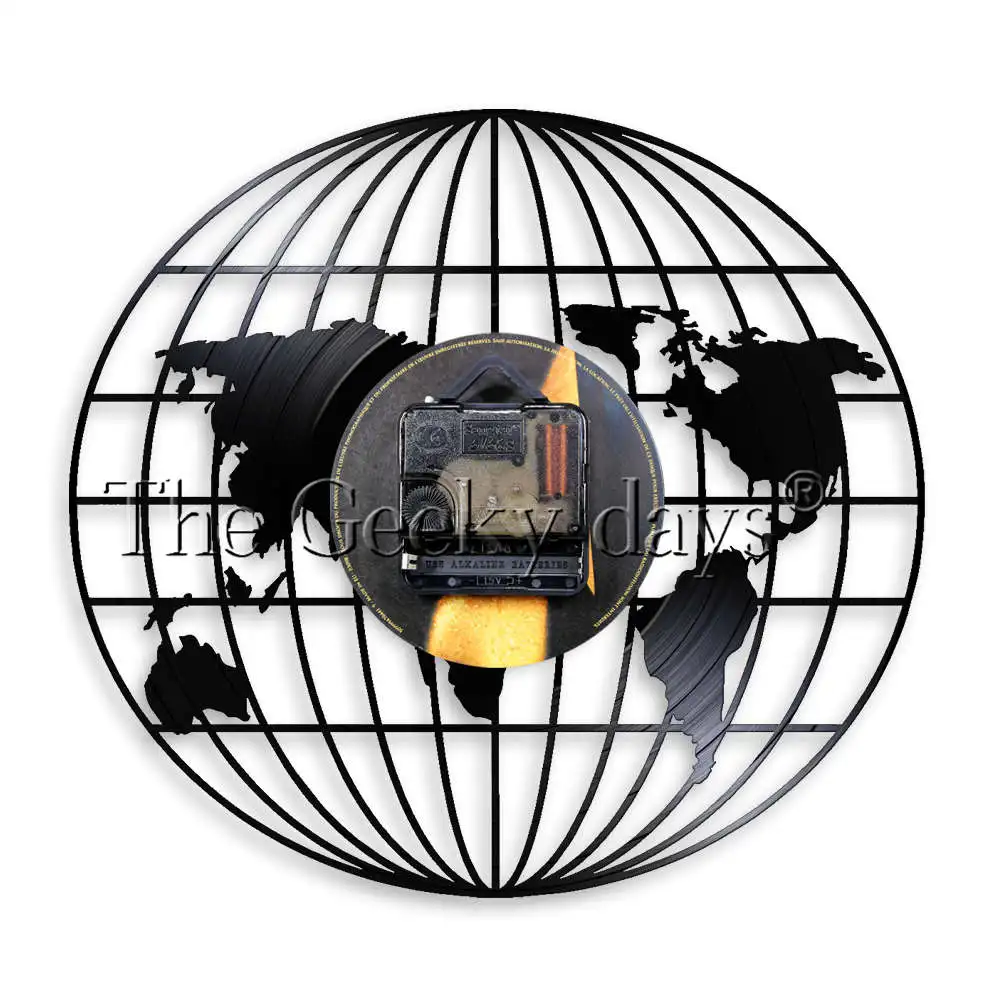 Карта путешествия США настенные часы карта мира Виниловая пластинка настенные часы земля 3D настенные часы карта нэшвилла баннер