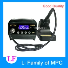 Atten AT938D ОУР 60 W цифровой сварки станция пайки и выпаивания припой ЖК-дисплей Дисплей термо-Управление антистатические