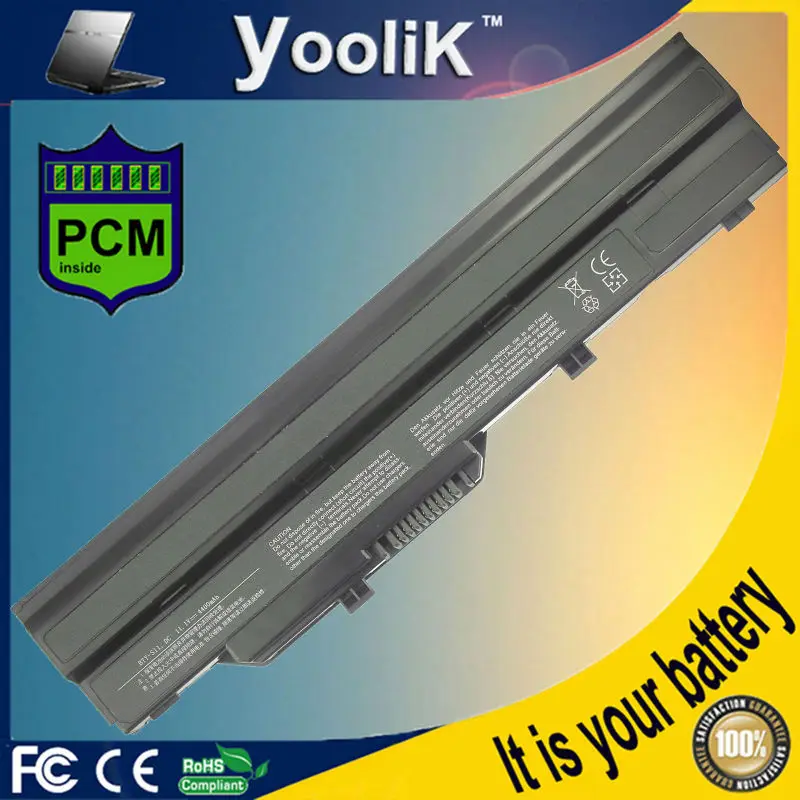 6CELL 4400mAh Battery for MSI Wind U100 U90 LG X110 X110-G X110-L BTY-S11 BTY-S12 U200 S11 S12 TX2-RTL8187SE 14L-MS6837D1 | Компьютеры и