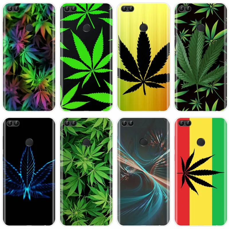 

Tropical weed hemp banana leaves Cover Soft Silicone TPU Phone Case For Huawei P9 P10 P20 P30 lite P9 P10 P20 PLUS P20 P30 PRO