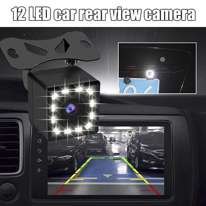 

12 LED HD Car Rear View Camera Auto Parking Reverse Backup Camera Night