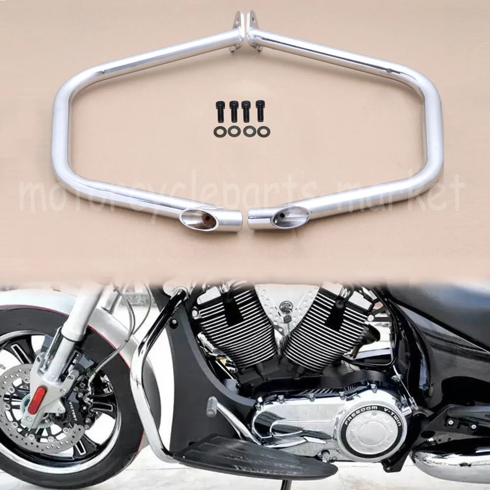 

Engine Guard Highway Crash Bars Engine Protector For Victory Cross Roads Roads custom Cross Country Tour 2010-2017 Magnum 15-16