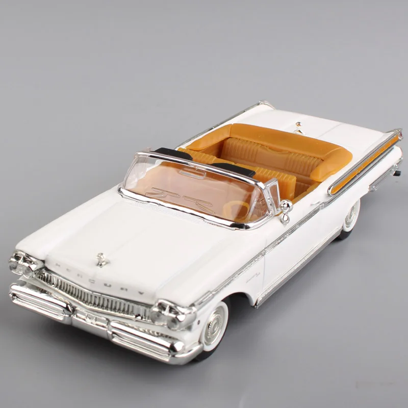 1:43 Масштаб ford 1957 Mercury Turnpike Cruiser, металлический стиль, винтажный автомобиль, металлические Литые игрушечные модели автомобилей для детей