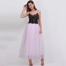 Горячая мода, женские сетчатые юбки, высокая талия, многослойная Тюлевая длинная юбка, Женская Ретро плиссированная балетная фатиновая макси юбка-пачка