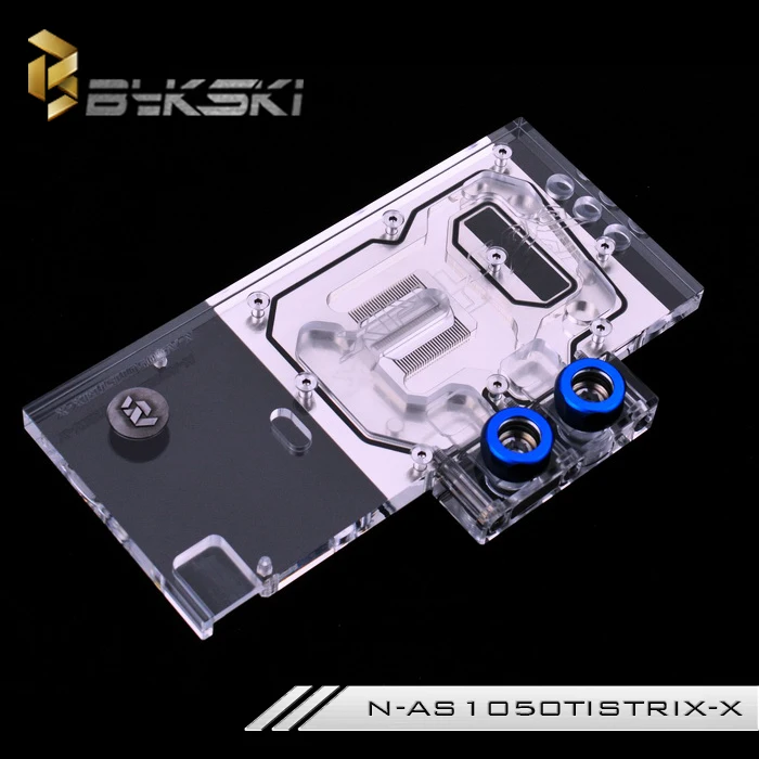 Блок водяного охлаждения Bykski с графическим процессором и GPU для ASUS N AS1050TISTRIX X