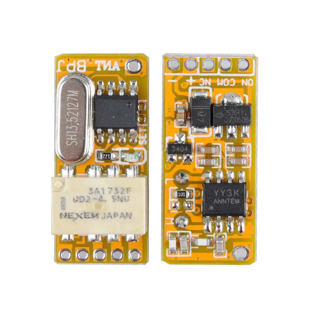 Mini Relay Remote Switch DC3.7V 4.2V 5V 6V 7.4V 8.4V 9V 12V Output 0V Dry Contact Relay Switching Value NO COM NC 315/433