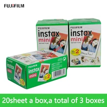 60 листов Fujifilm instax mini 9 8 пленок 3 дюйма белая кромка для мгновенной камеры mini 9 8 7s 25 50s 9 90 камера Sp-2 пленка для камеры