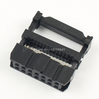 

100 Pcs Per Lot 2.54mm Pitch 2x7 Pin 14 Pin IDC FC Female Header Socket Connector FC-14
