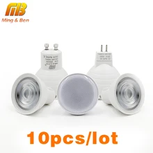 10pcs LED Light Bulb Spotlight GU10 MR16 E14 E27 6W 220V COB Chip Beam Angle 24 120 Degree For Table Lamp Wall