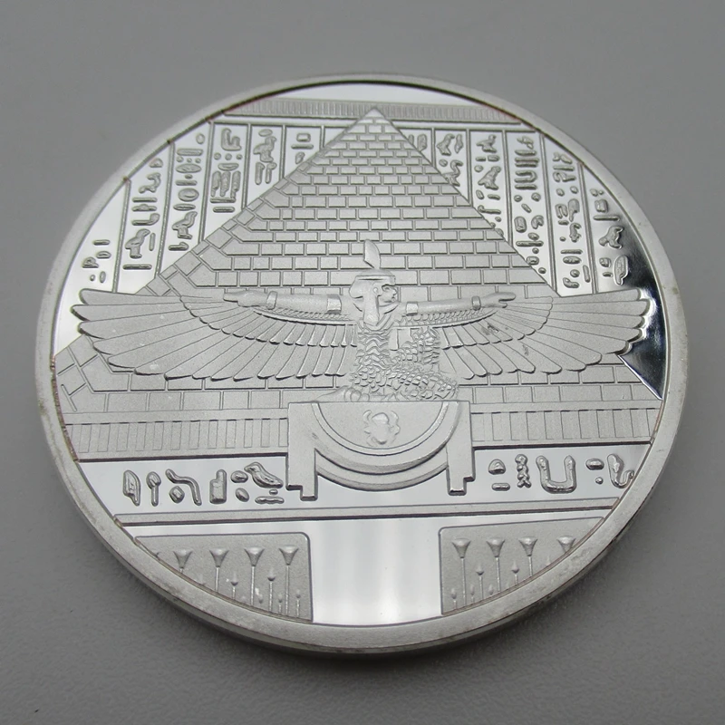 Новое поступление египетская Клеопатра серебряные медали монеты Африка Алжир Ливия, Марокко и Эфиопию памятные монеты