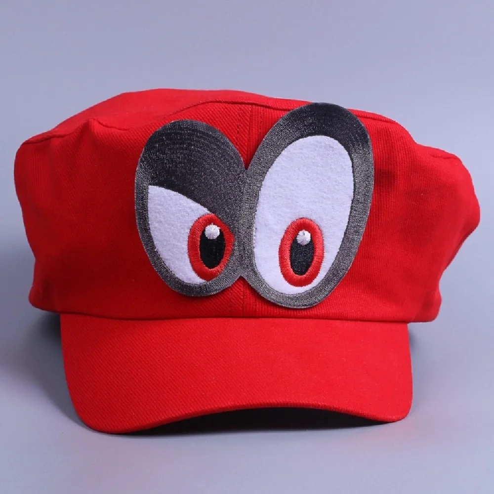 Hot New Super Mario Odyssey Caps Mario Hat Cap Head Cosplay Hat Leisure Retro Sunhat Cap (10)