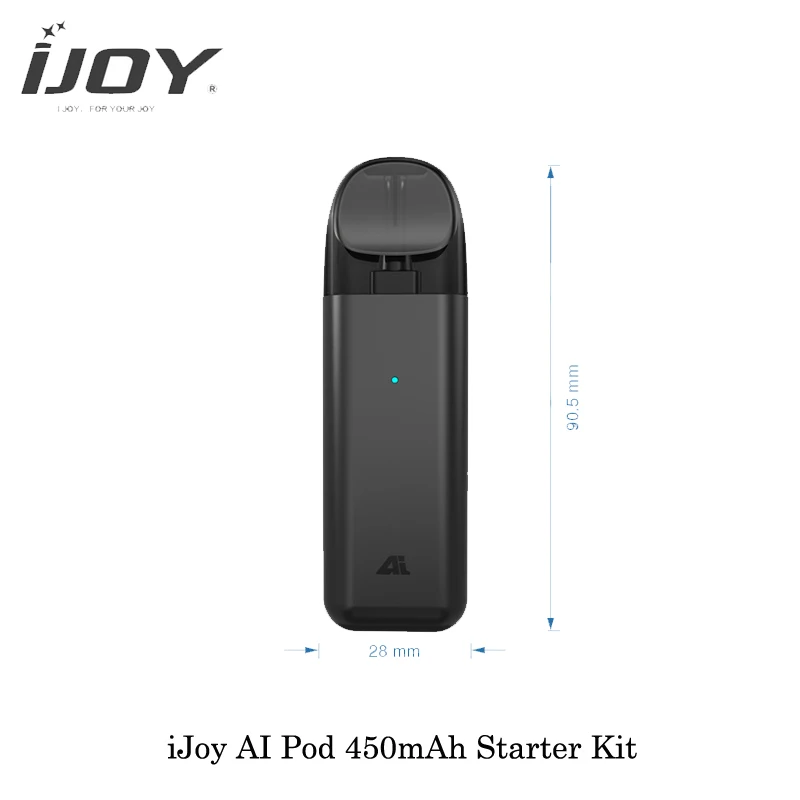 Электронная сигарета iJoy AI Pod стартовый набор 450 мА/ч емкость 2 мл встроенный
