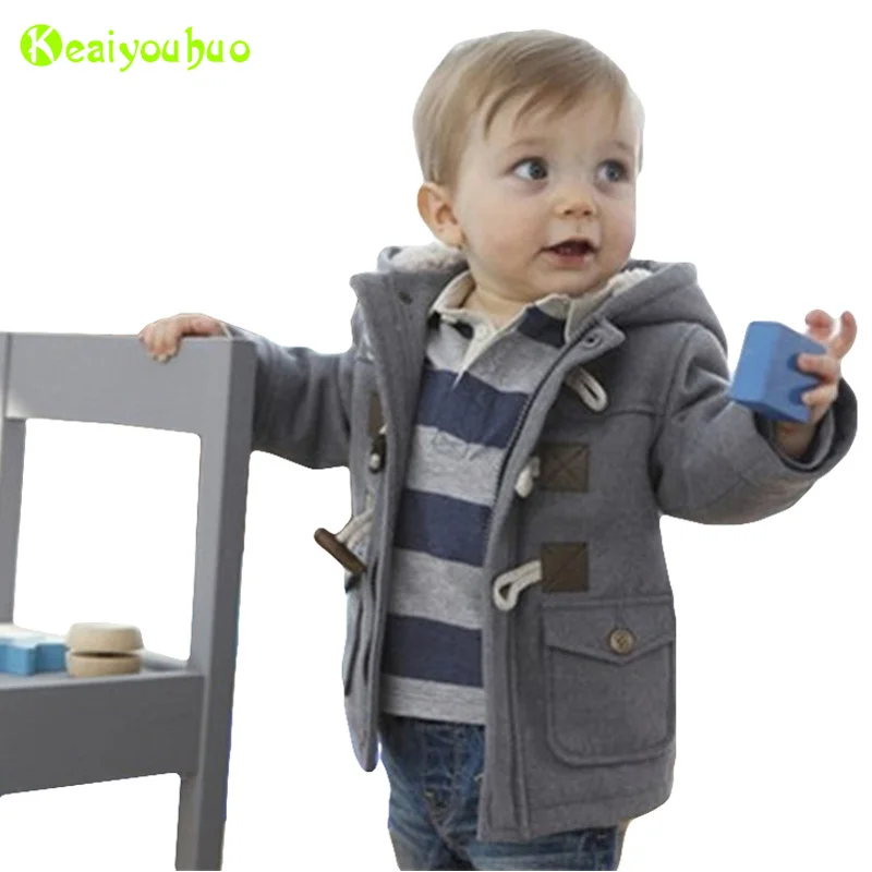 Baby Boys Jacket 2018 Autumn Winter Jackets For Boys Infant Coat Kids Warm Wool Outerwear Coat For Boys Cothes Children Jacket