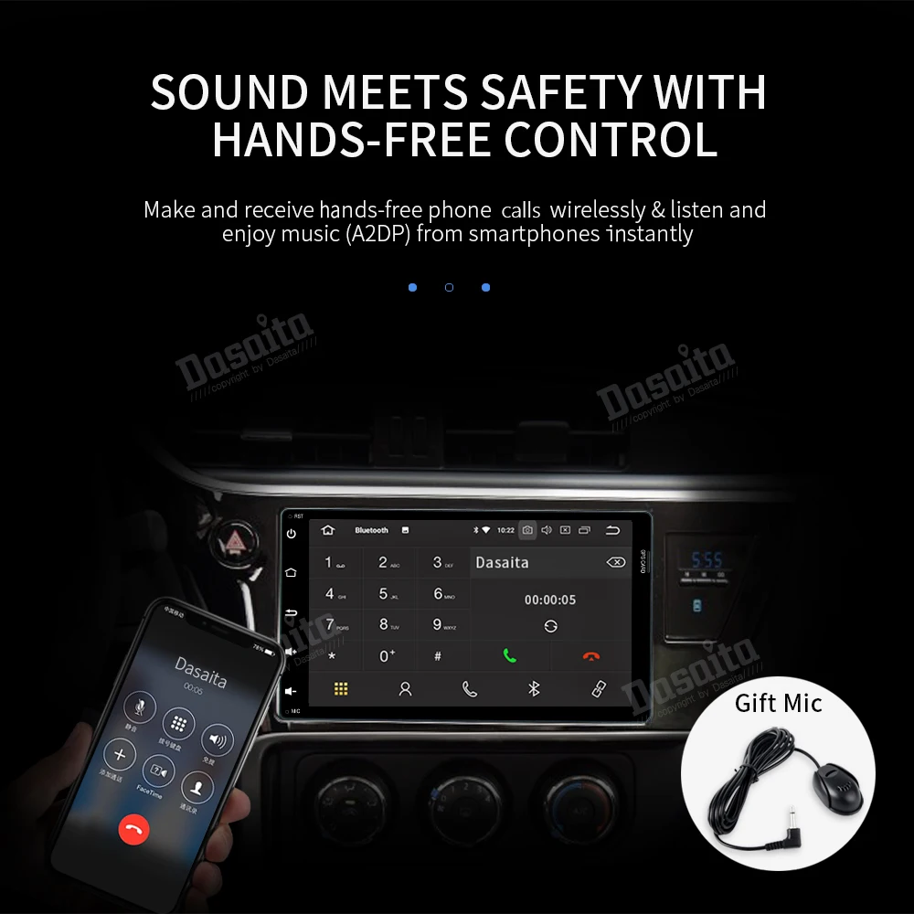 Flash Deal 9" IPS Screen Android 9.0 Car GPS Radio Player for Toyota Corolla Auris Fortuner 2017 2018 8-Core 4G+32G Auto Radio Multimedia 20