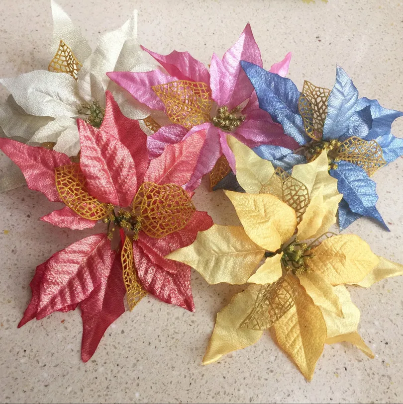 online buy wholesale artificial poinsettia flowers from online buy wholesale artificial poinsettia flowers from