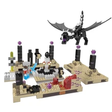 My World Dragon Building Block Minecrafted Zombie Gifts DIY Assembly Toys For Children Digital building blocks 342pcs my world series tree house in island model building blocks compatible legoed minecrafted village brick toys for children