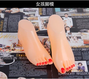 

Hot Sale!! Sandal Female Foot Mannequin Plastic Mannequin Foot For Display Hot Sale