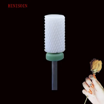 

White-5PCS -Ceramic Nail Drill Bit - Large Barrel Bit - (0081.066)