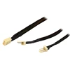 Negro neto chaqueta manga 12 pulgadas de 1 a 2 Molex TX3 3 Pin caso divisor para ventilador de refrigeración Hub Cable adaptador de corriente Cable de ATX PSU 12V/5V ► Foto 1/4