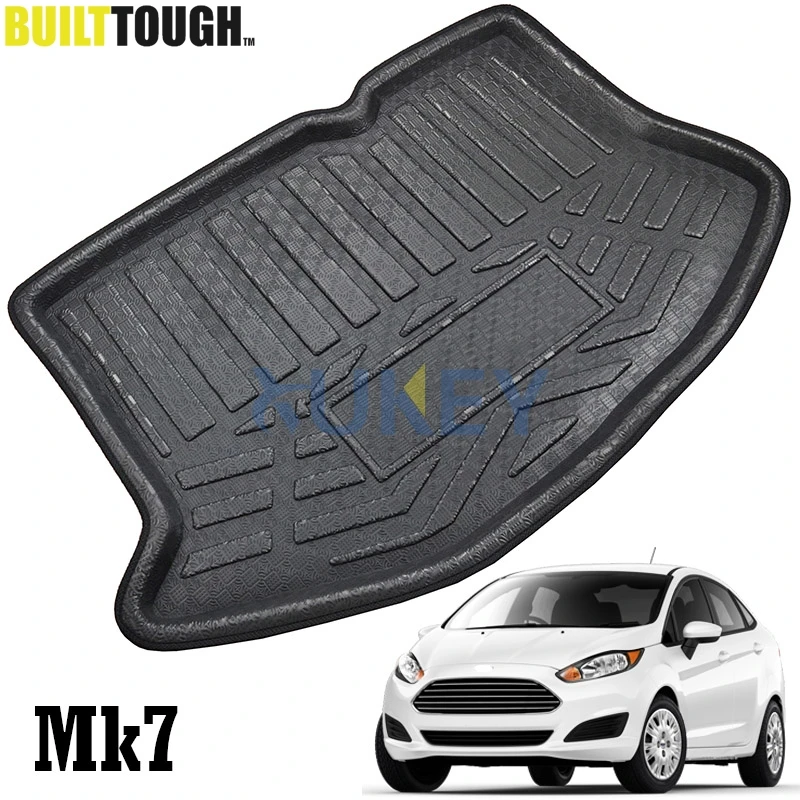 Fit For 2009 2017 Ford Fiesta Hatchback Rear Trunk Boot Liner Cargo Mat