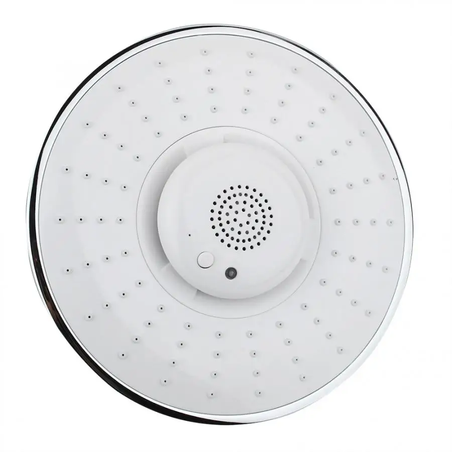 

Home Music Top Shower Head with BT Speaker Call USB Charging Function White new