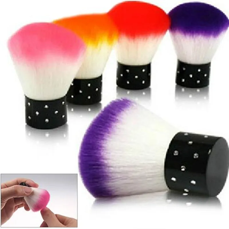 ELECOOL Nail Art Dust Brush Acrylic UV Gel Nail Dust Cleaner Brush