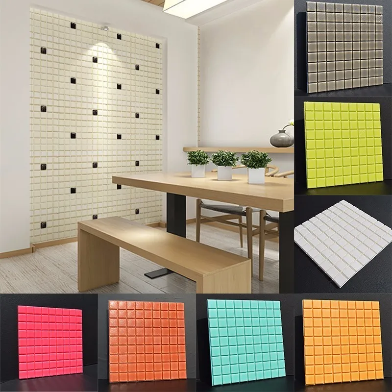 Scarica Gratis Images Chaud 3d Mosaique Design Stickers Muraux Simple Couleur Pure dernière par