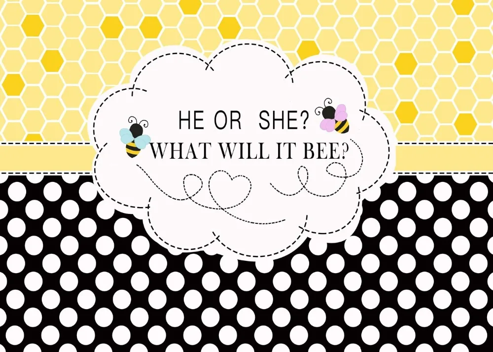 Dephoto Gender Reveal Party Backdrop Baby Shower Photo Background He Or She What Will It Bee Photo Booth Photography Props Background Aliexpress