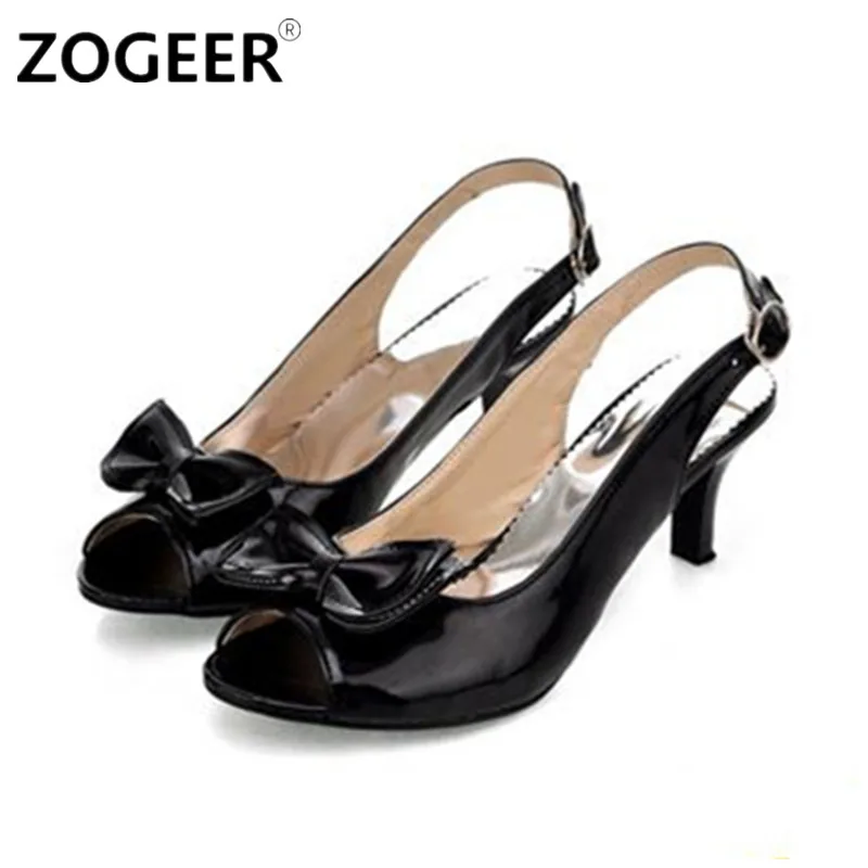 Women Sandals Summer Medium Heel Flip Flop