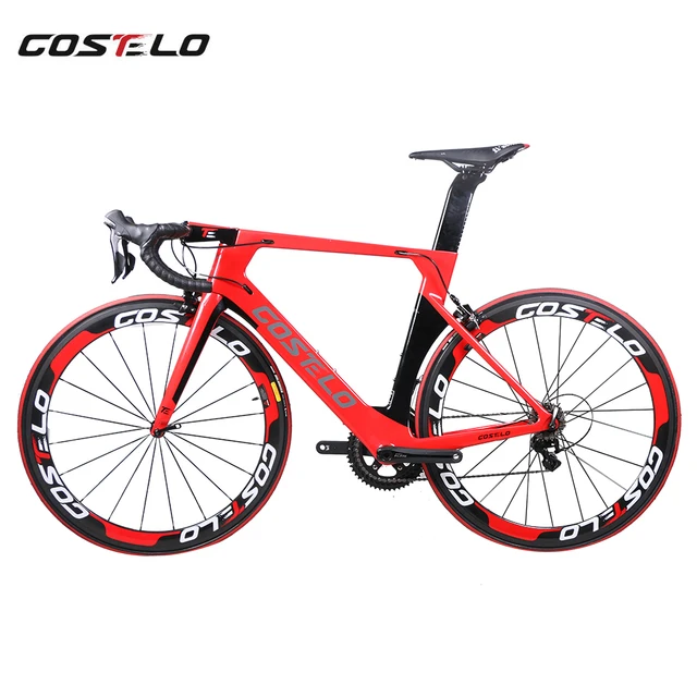 Special Price New Technology AEROMACHINE MONOCOQUE one piece Full Carbon Road Complete Bike Road Bicycle Frame wheels R8000 Groupset