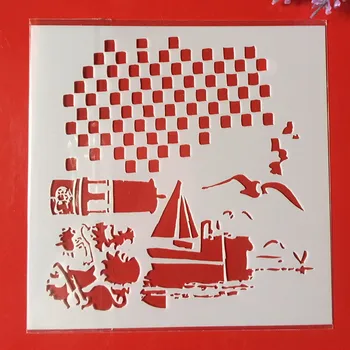 

Hot 13cm 5.1" Seagull DIY Layering Stencils Wall Painting Scrapbook Coloring Embossing Album Decorative Paper Card Template