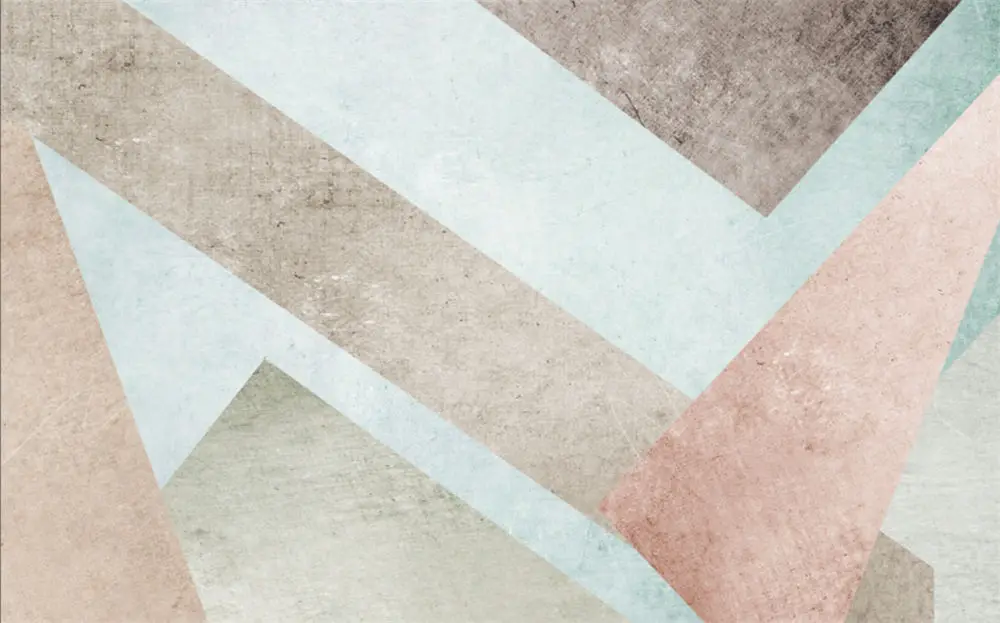 Custom wallpaper mural Nordic blue abstract lines modern minimalist bedroom wall - high-grade waterproof material Custom wallpaper mural Nordic blue abstract lines modern minimalist bedroom wall - high-grade waterproof material