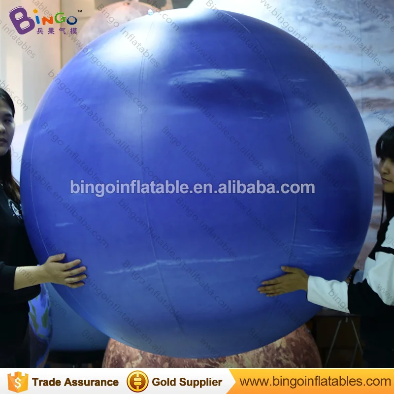 Free Shipping 1.1m PVC material airtight inflatable Neptune balloon for toy sports