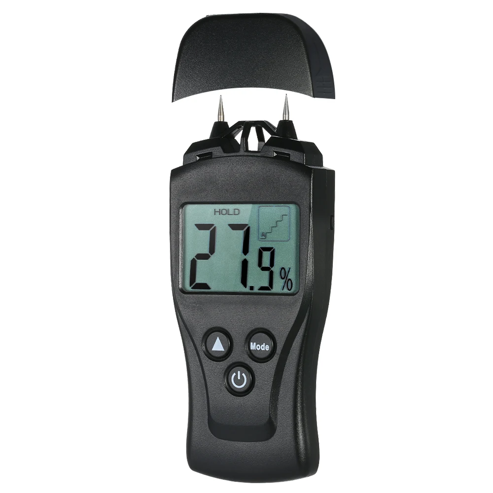 Измеритель влажности древесины 0%~ 54% 2 контактный датчик цифровой для определения влажности древесины метр ЖК-дисплей Лесоматериалы тестер/детектор влажности влаги анализатор детектор