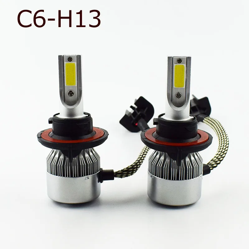 Car Headlight Bulb 12v 72w 6000k Automobile Led Fog Lights