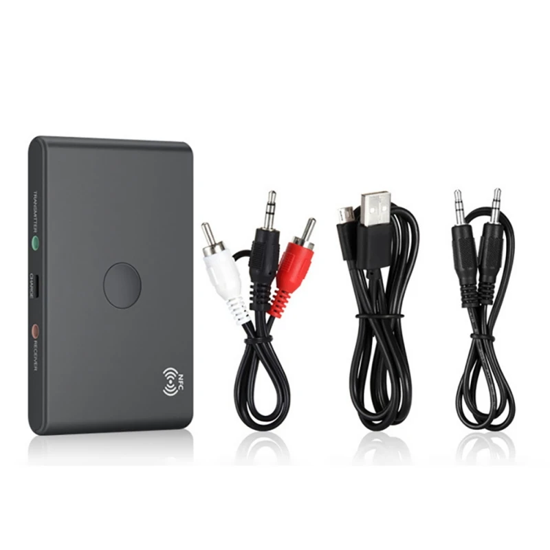 

2 in 1 Portable Wireless Bluetooth V4.2 Audio Aux Transmitter & Receiver with NFC Function for Smart Audio Equipment