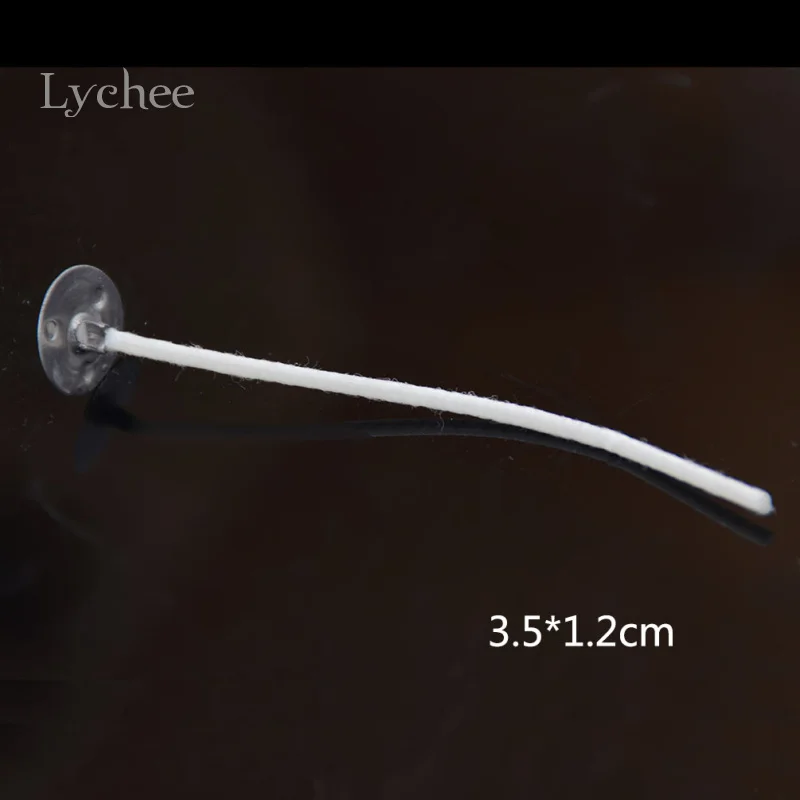 Lychee 50 шт./лот Новое поступление 3 5/4 5/7/10/13 5 см фитиль для свечей сустейнер из хлопка
