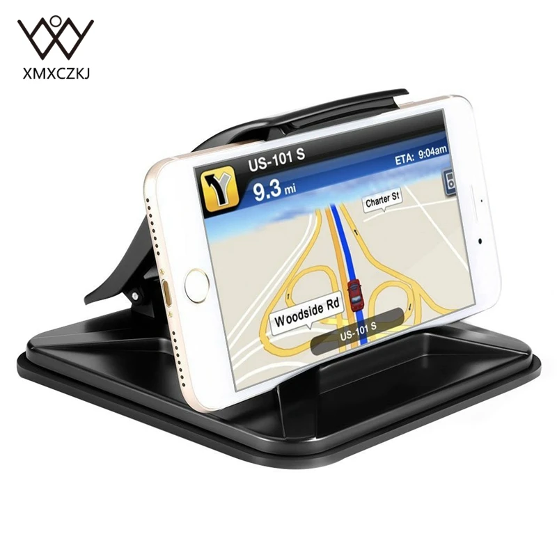 

Phone Holder Universal Dashboard Mounts Silicone Non-Slip Washable GPS Holder Car Cradles for iPhone X 8 7 6 Mobile Phone Stand