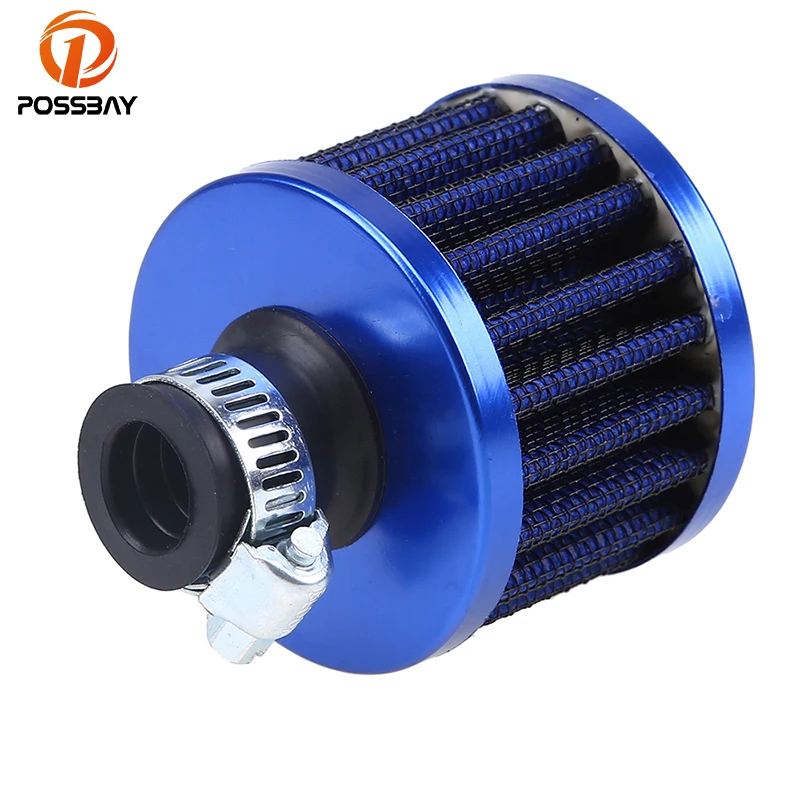 POSSBAY Aluminum SUV Truck Car Air Intake Filter Flow Washable