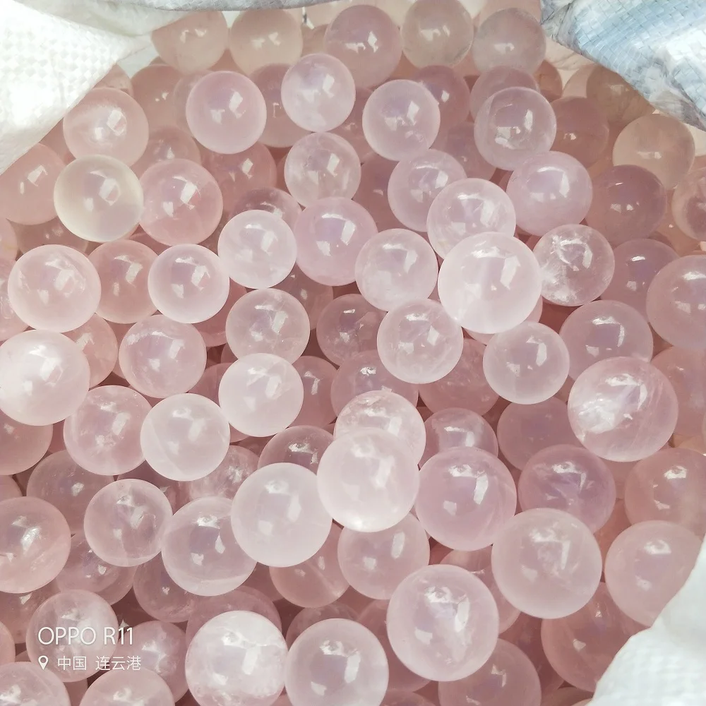 10 шт. Ntural Rose кварцевая СФЕРА ХРУСТАЛЬНЫЙ ШАР чакра целебные рейки хрустальный