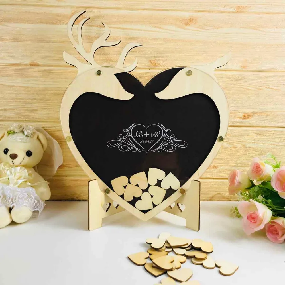 Personalised Guest Book,Drop top Heart Guestbook,Guest Book Ideas,Memorial Guest Book,Wedding Guest Book,Wedding Decor