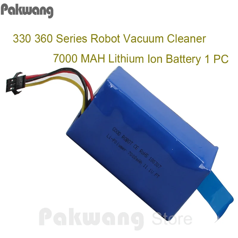 

Robot Vacuum Cleaner DIQEE 350, 360 and PANDA i5 Series Accessories Replacement Spare Part Battery Pack Li-Polymer 7000MAH