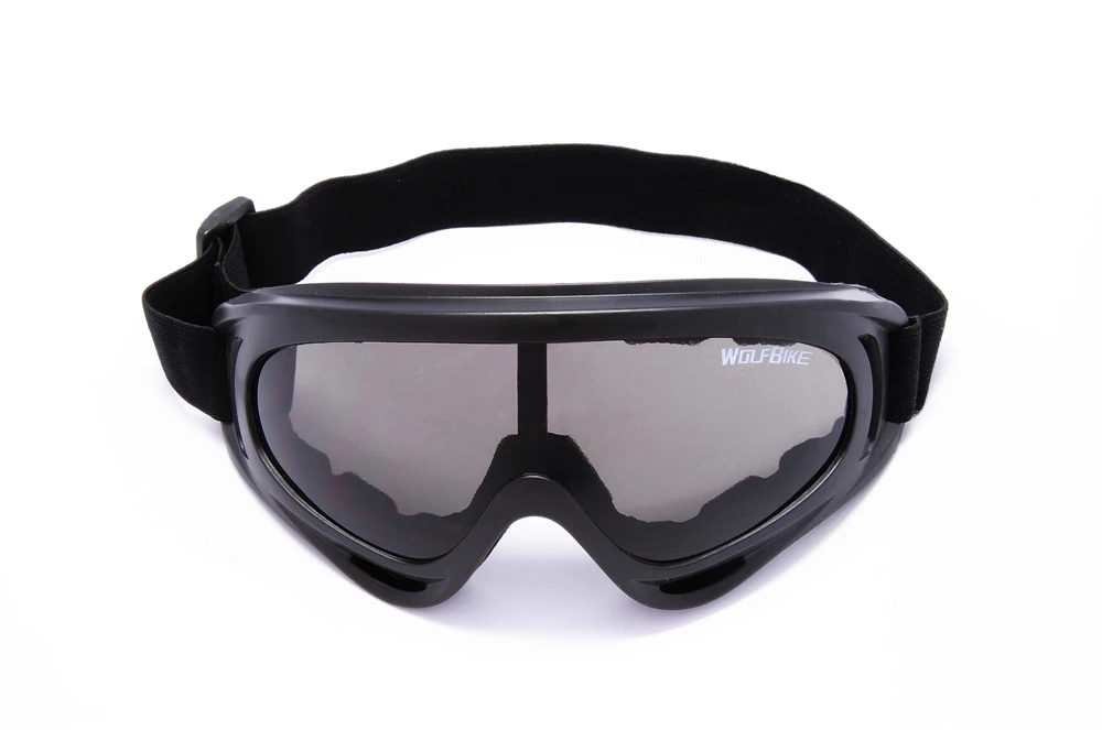 WOSAWE лыжные очки X400 УФ-защита Спорт сноуборд коньки лыжи очки для Для мужчин Для женщин мотоцикл очки - Цвет: Черный