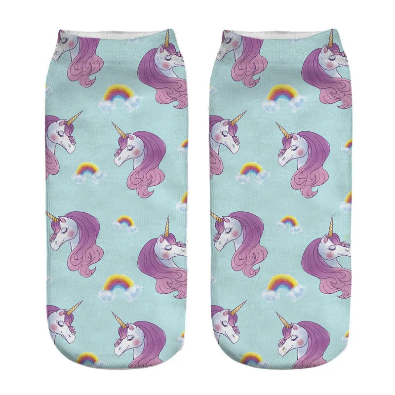 3D Printed Unicorn Womens Socks -Unicorn Fashion