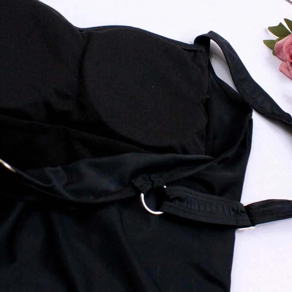 Одна деталь бикини Для женщин летнее платье с низким вырезом на спине откровенный сплошной купальник пляжная одежда сиамский купальник купальный костюм бикини# G10