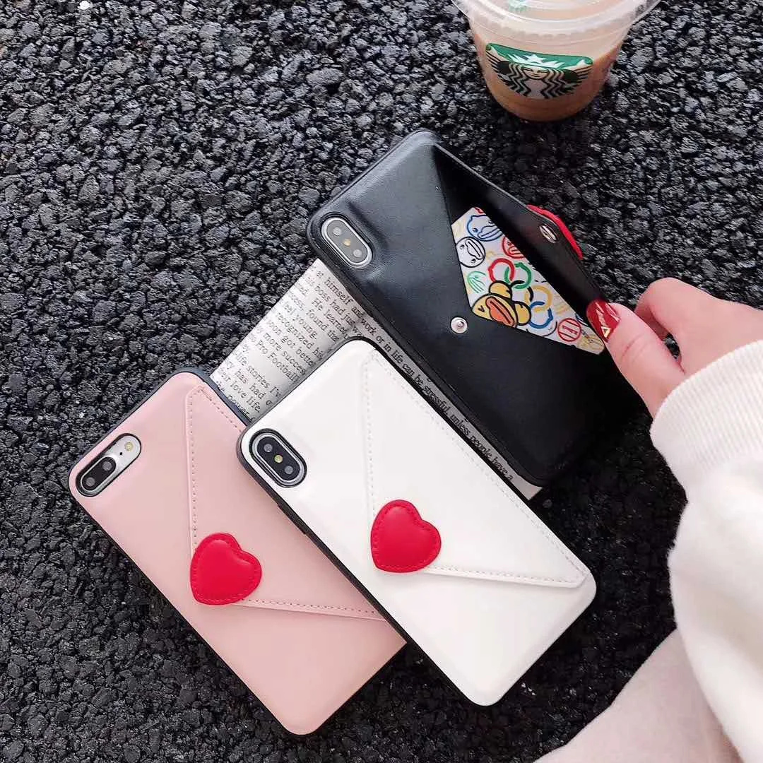 Милый силиконовый чехол с откидной крышкой для iPhone 6 6S 7 8 Plus X XR XS Max отделением